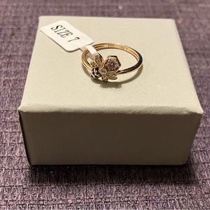 Honeycomb Bee Ring